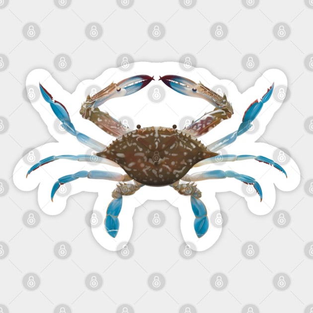 Flower crab Sticker by Alex McGoran’s Store